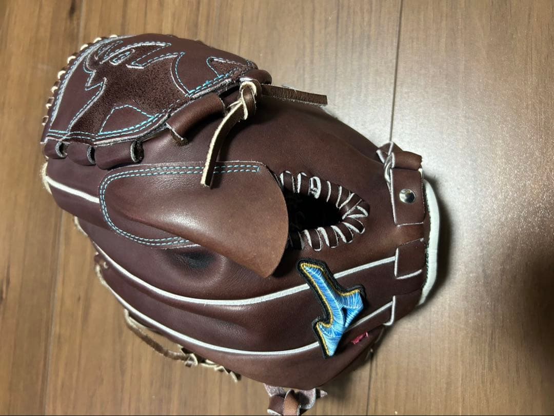 a*n様 限定品　ミズノ　ダイバーシティブルー　ミズノプロ　投手用　オーダーグラ