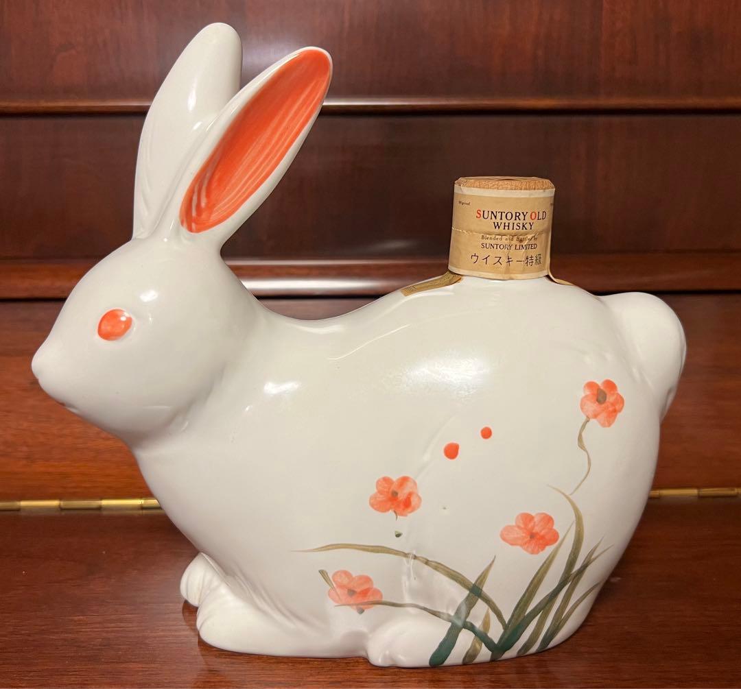 古酒 未開封 SUNTORY OLD WHISKY 干支 うさぎボトル700ml