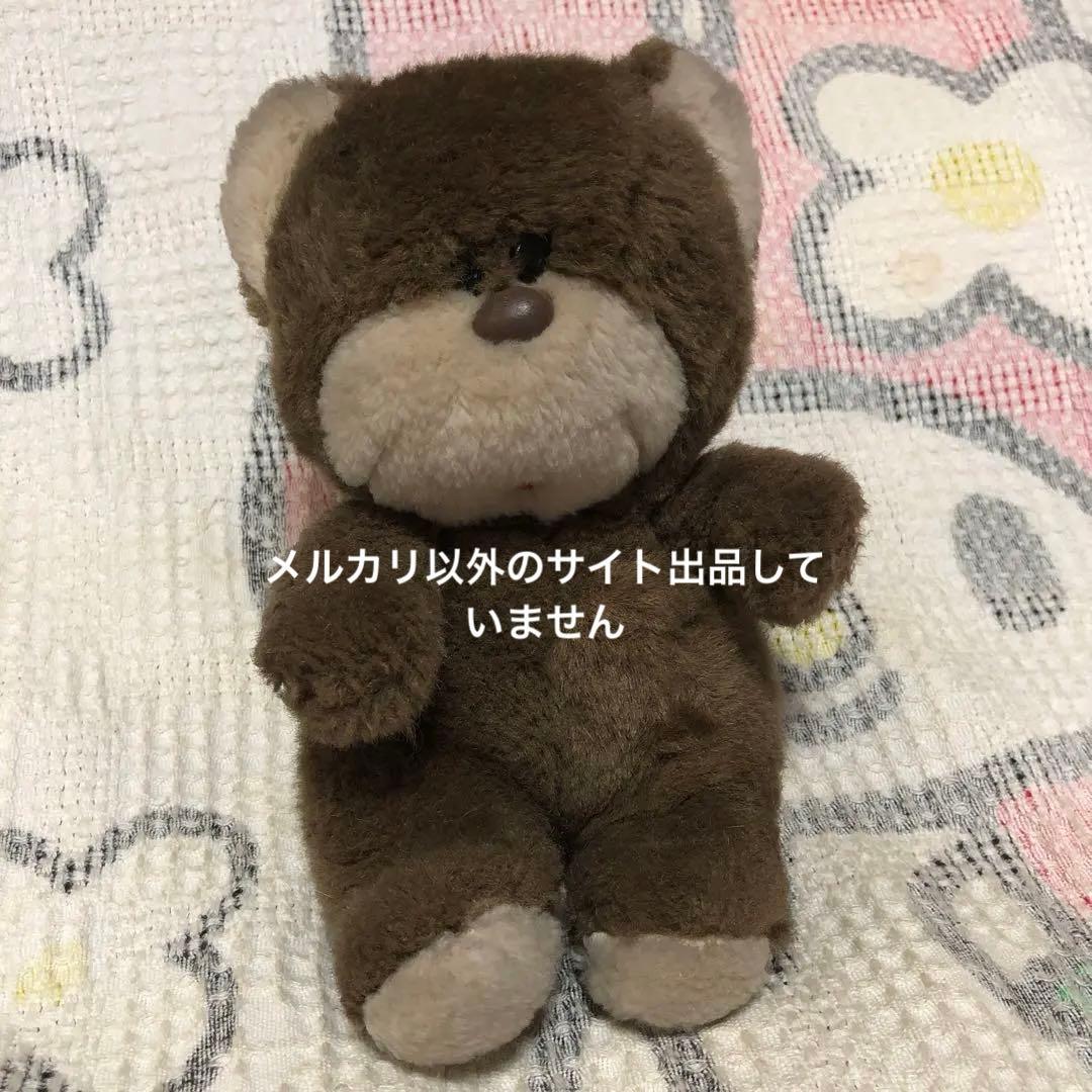 昭和レトロ　ヴィンテージ オオイケ　クマ　ぬいぐるみ　中古品