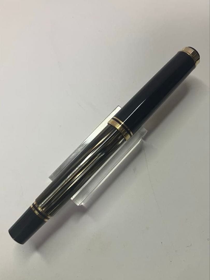 レア　Pelikan M400 brown-stripes F-nib 茶縞