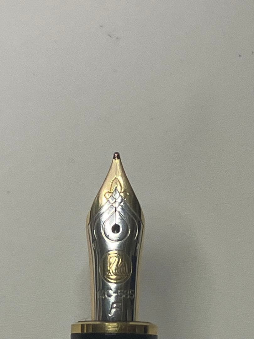 レア　Pelikan M400 brown-stripes F-nib 茶縞