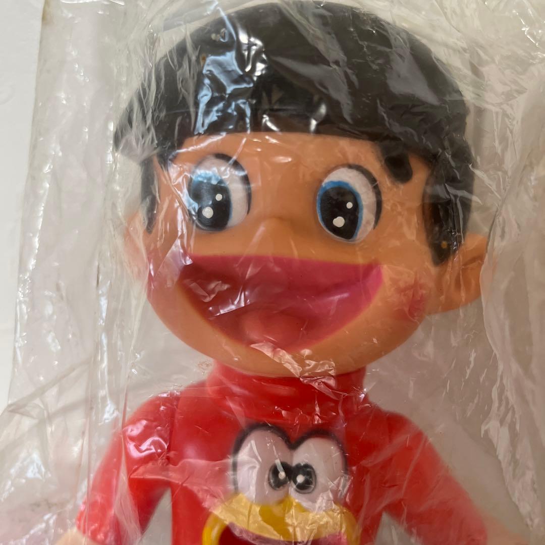 ⚠️デッドストック　ど根性ガエル　ひろし　ソフビ　昭和レトロ　放送当時物