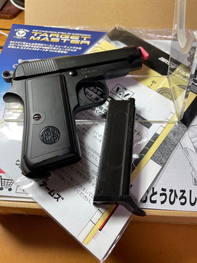 ウエスタン　アームズ　ガスガン　ベレッタM1934 カーボンブラック　HW