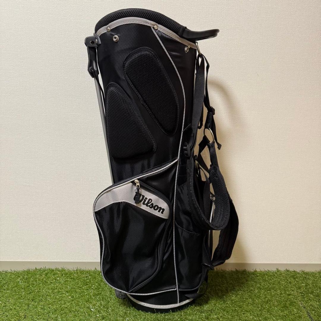 Wilson ウィルソン キャディバッグ 9.5型 1.9kg スタンド式 美品