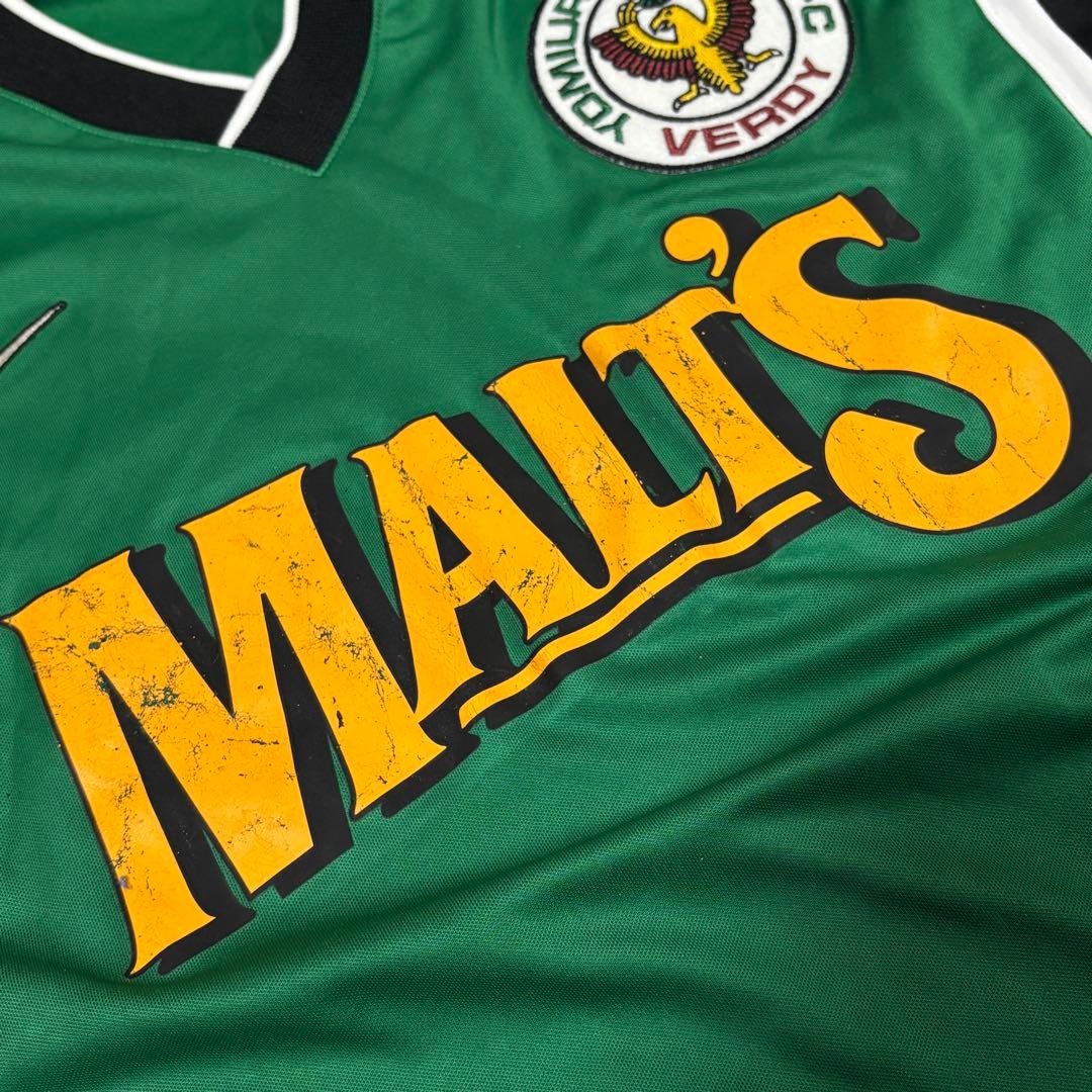 超希少▲90s ナイキ ヴェルディ川崎 ユニフォーム1998 サントリー　モルツ