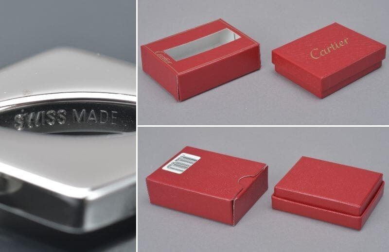 美品 カルティエ Cartier 2Cモチーフ キーリング 箱付 キーホルダー