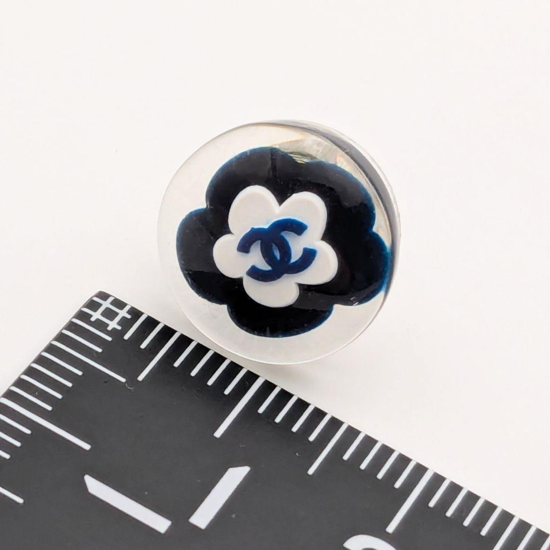 美品 シャネル CHANEL ココマーク フラワー クリア 片方 ピアス
