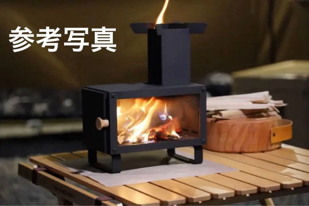 テーブルエース（ブラック/専用バッグ付き） ミニ薪ストーブ NCAMP