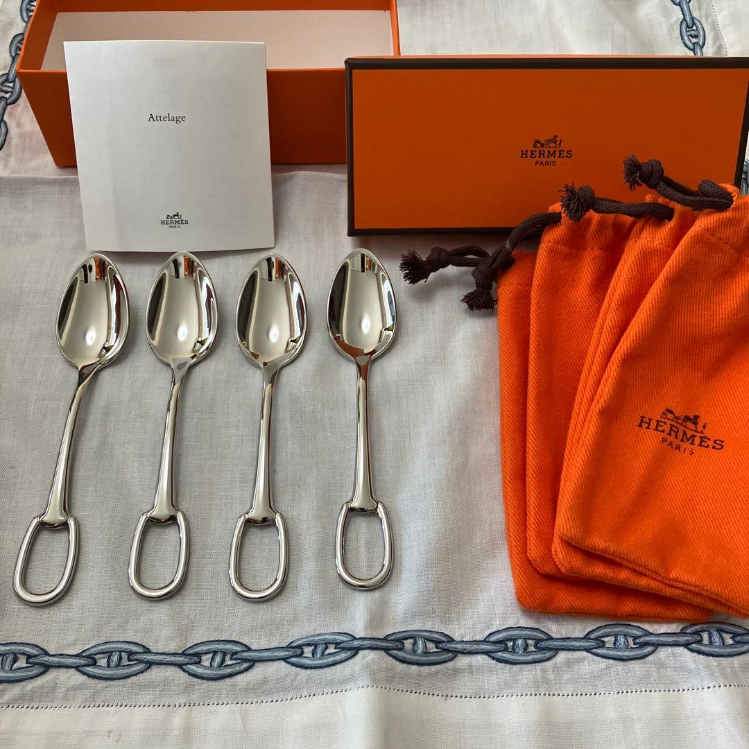 エルメス　ティースプーン　アトラージュ　4本セット