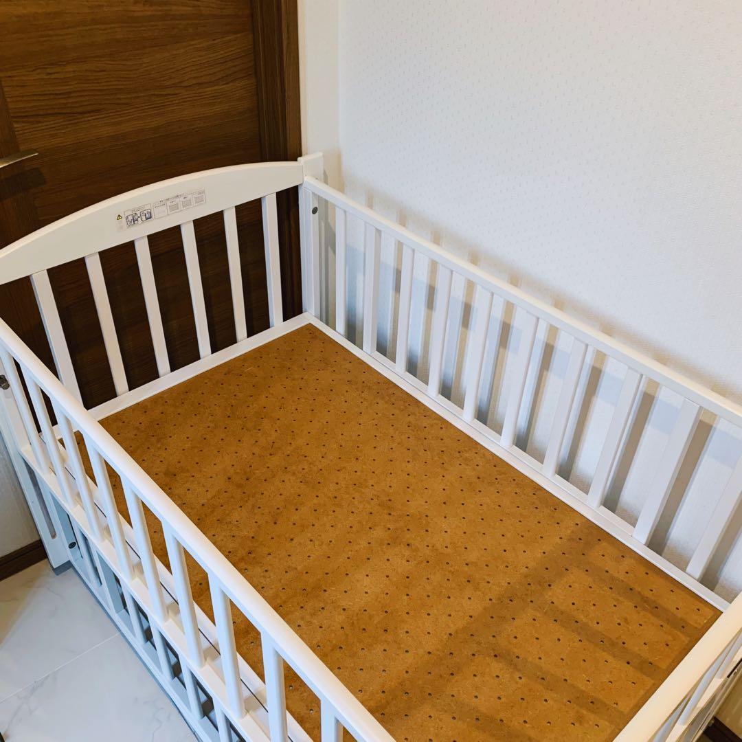 【♡送料無料♡】ヤマサキ ベビーベッド ツーオープンベッド✨