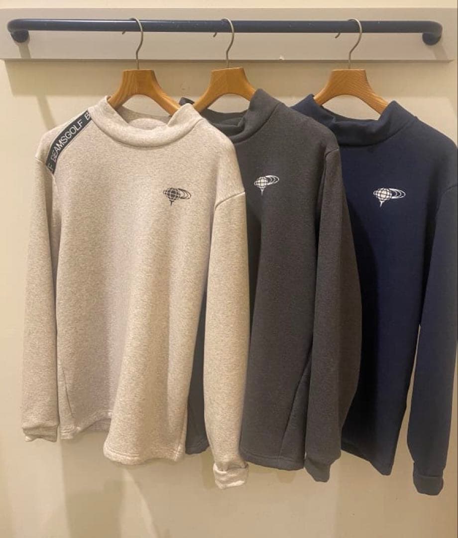 【とわわ様】専用新品未使用★ビームスゴルフ　裏起毛モックネックXL