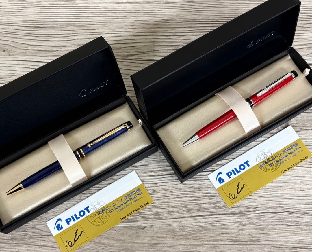 パイロット グランセ 油性ボールペン 2色セット　廃盤　美品