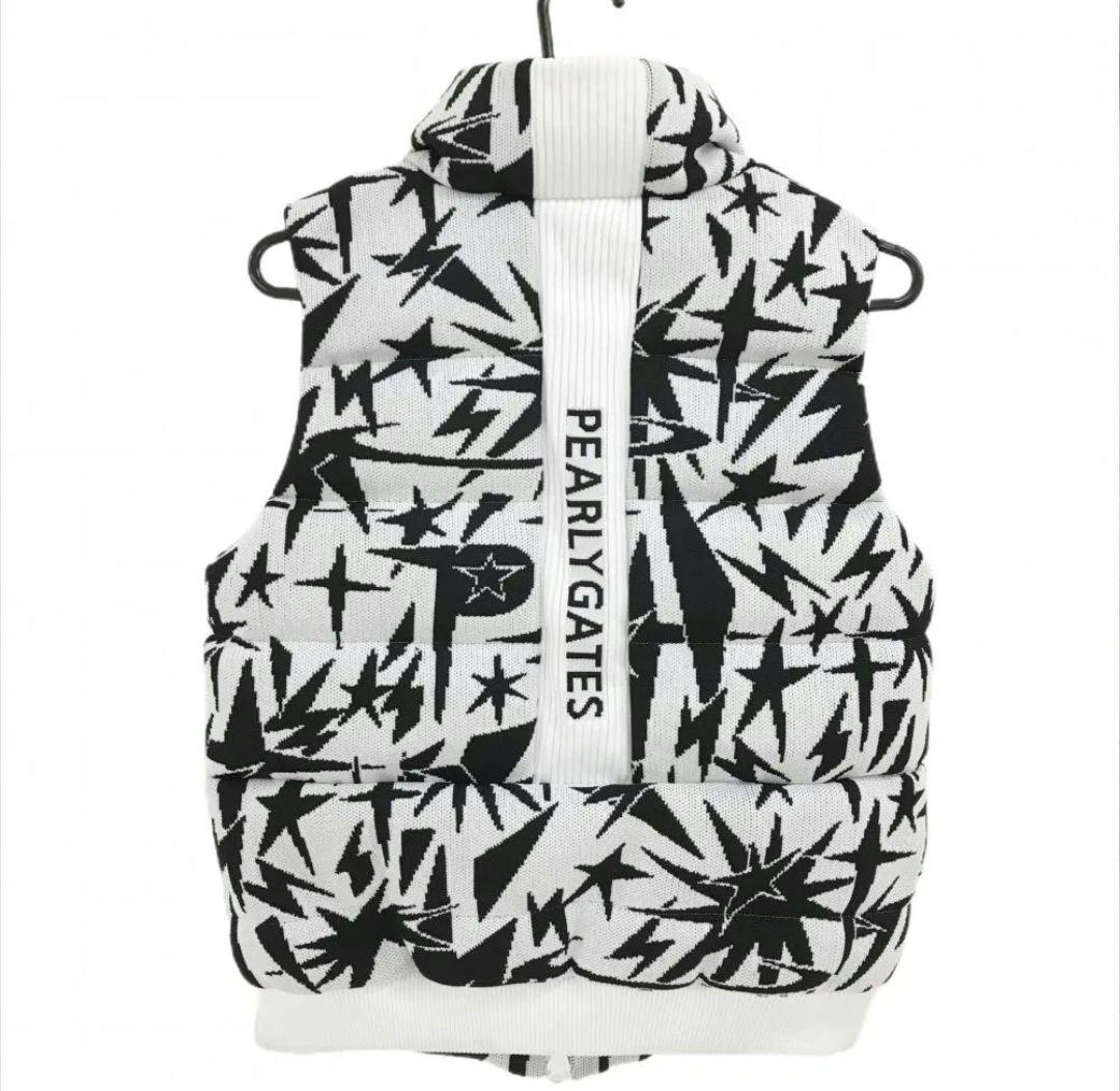 近年モデル❣️美品❣️PEARLY GATESネックジャガードダウンベスト 0