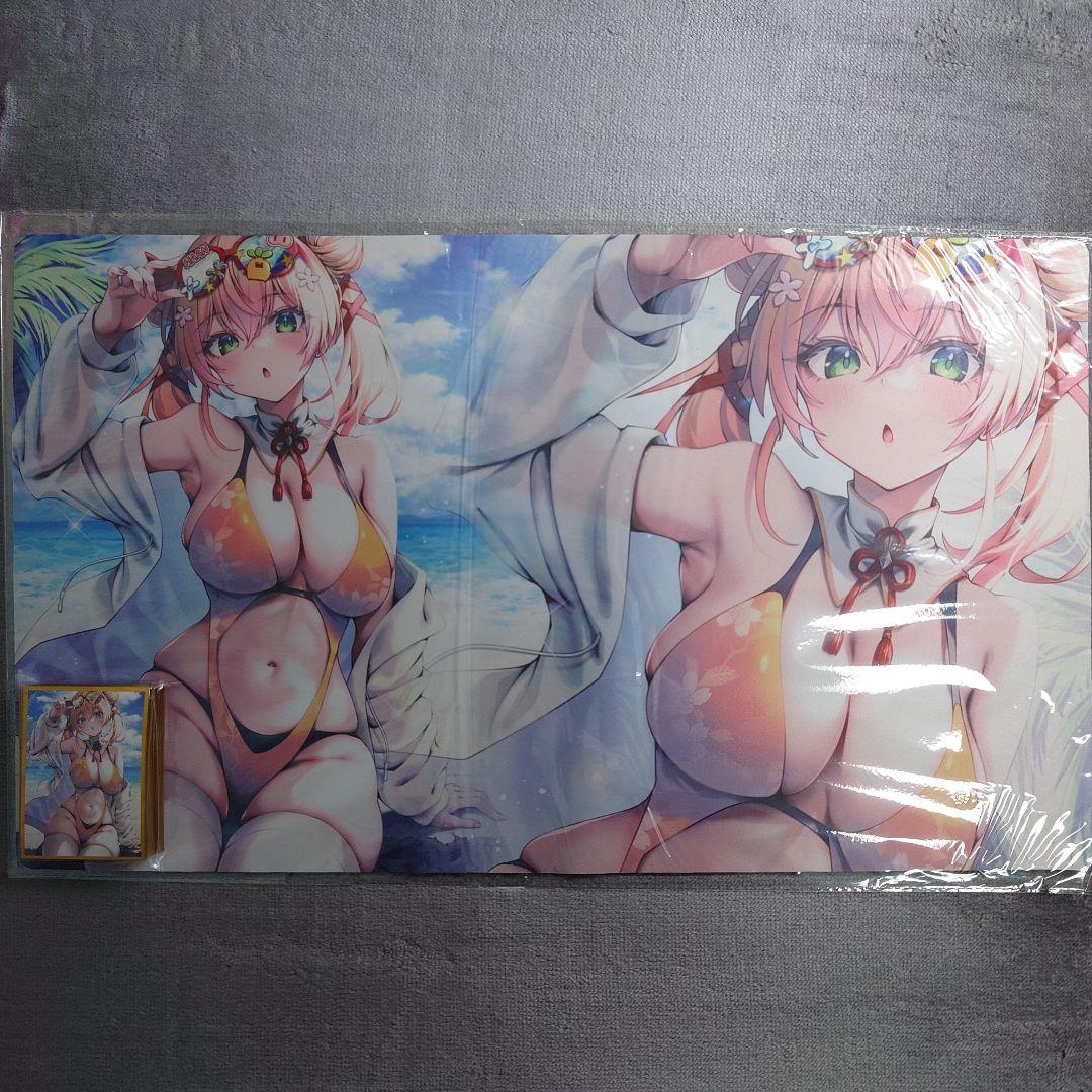 α1 ホロライブ 根っ子サングラス&ビキニ 桃鈴ねね スリーブ&プレイマット