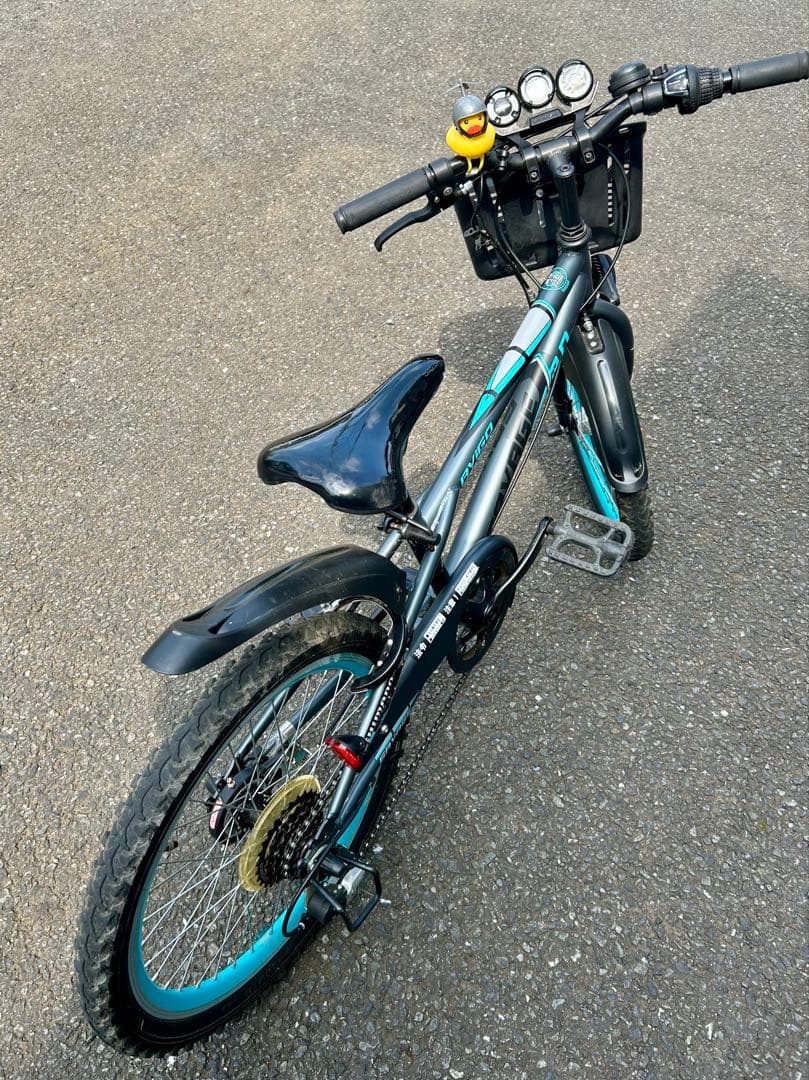ジュニアスポーツ自転車 ブラック/ターコイズ 20東京都内自取7500円割引き