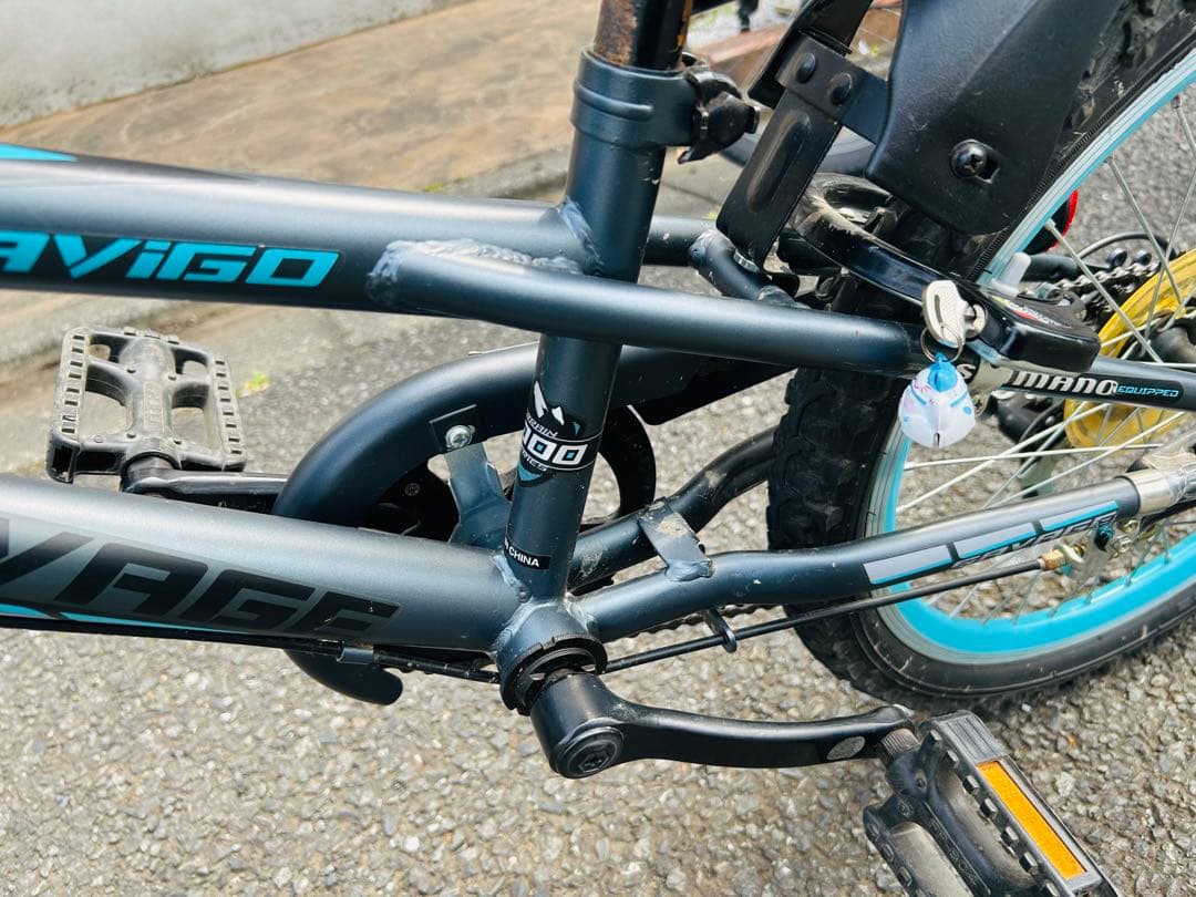 ジュニアスポーツ自転車 ブラック/ターコイズ 20東京都内自取7500円割引き