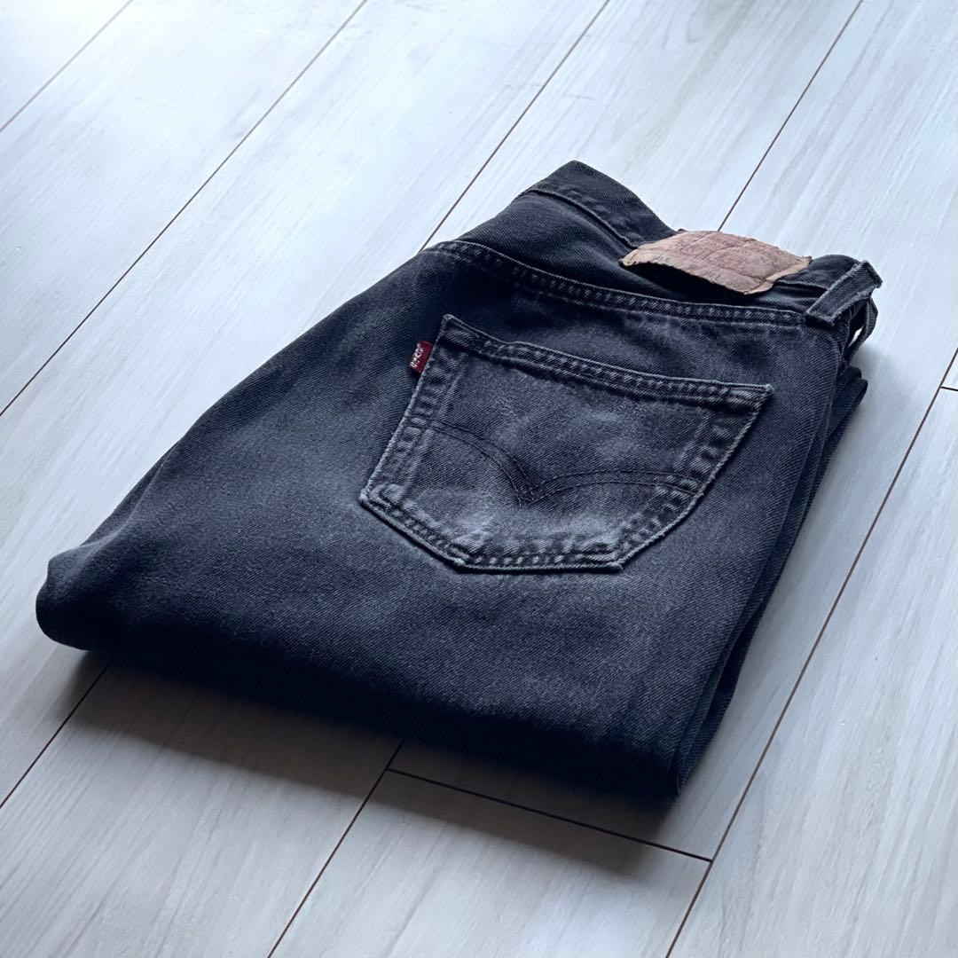 極上フェードブラック！神サイズのW34L30！90s Levi’s501 USA