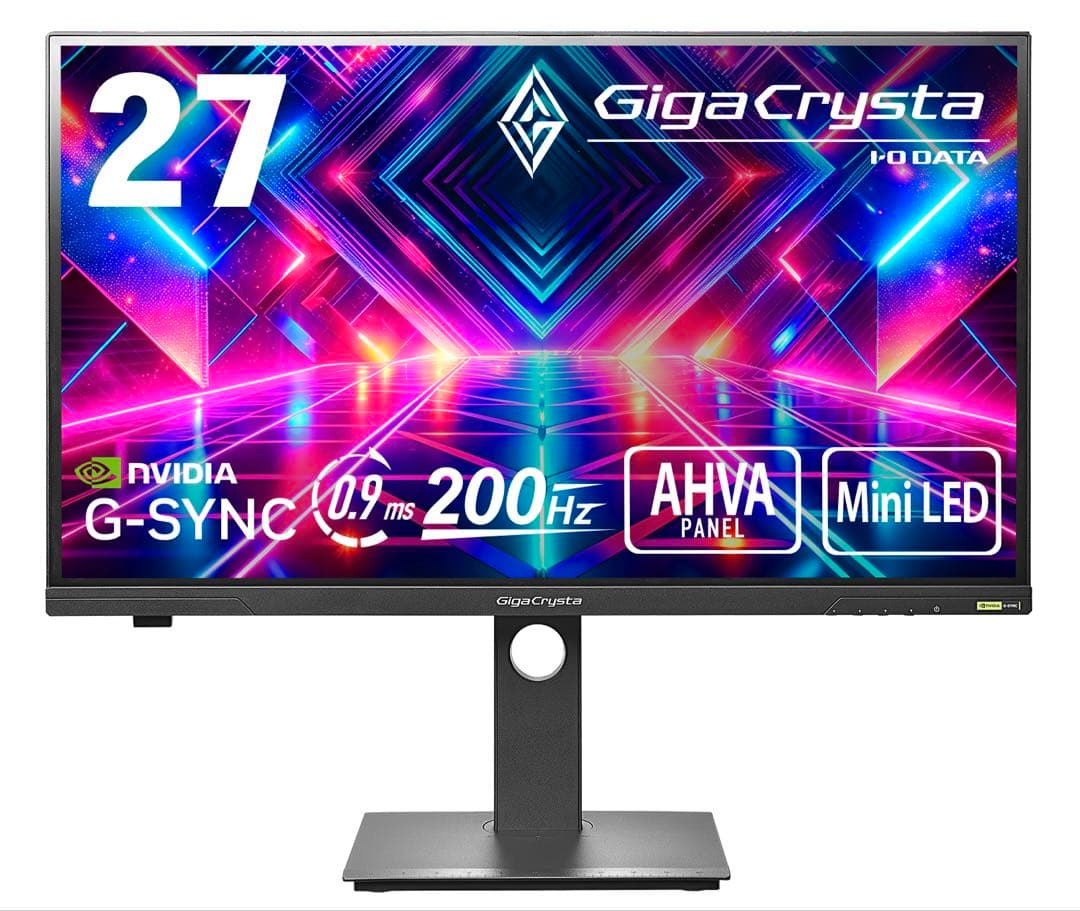 ディスプレイ・モニター本体 IODATA GigaCrysta EX-GDQ271JLAQ