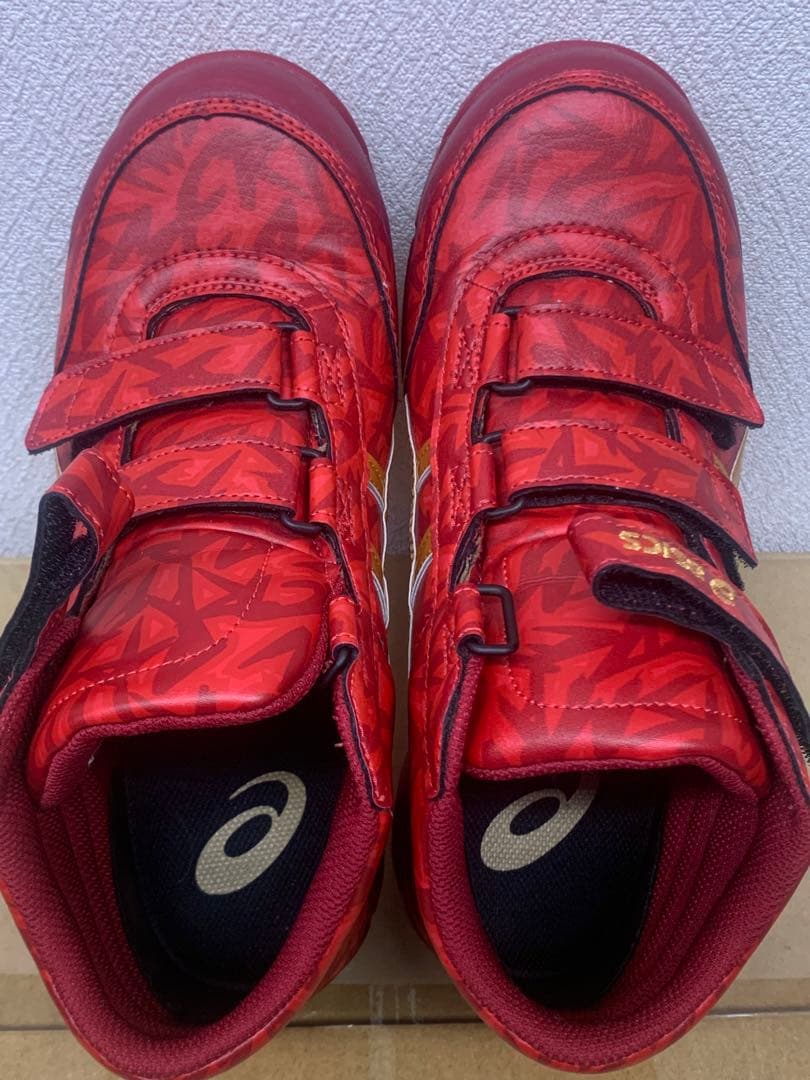 最終値下げ‼️asics レッド ホットハイカット安全靴