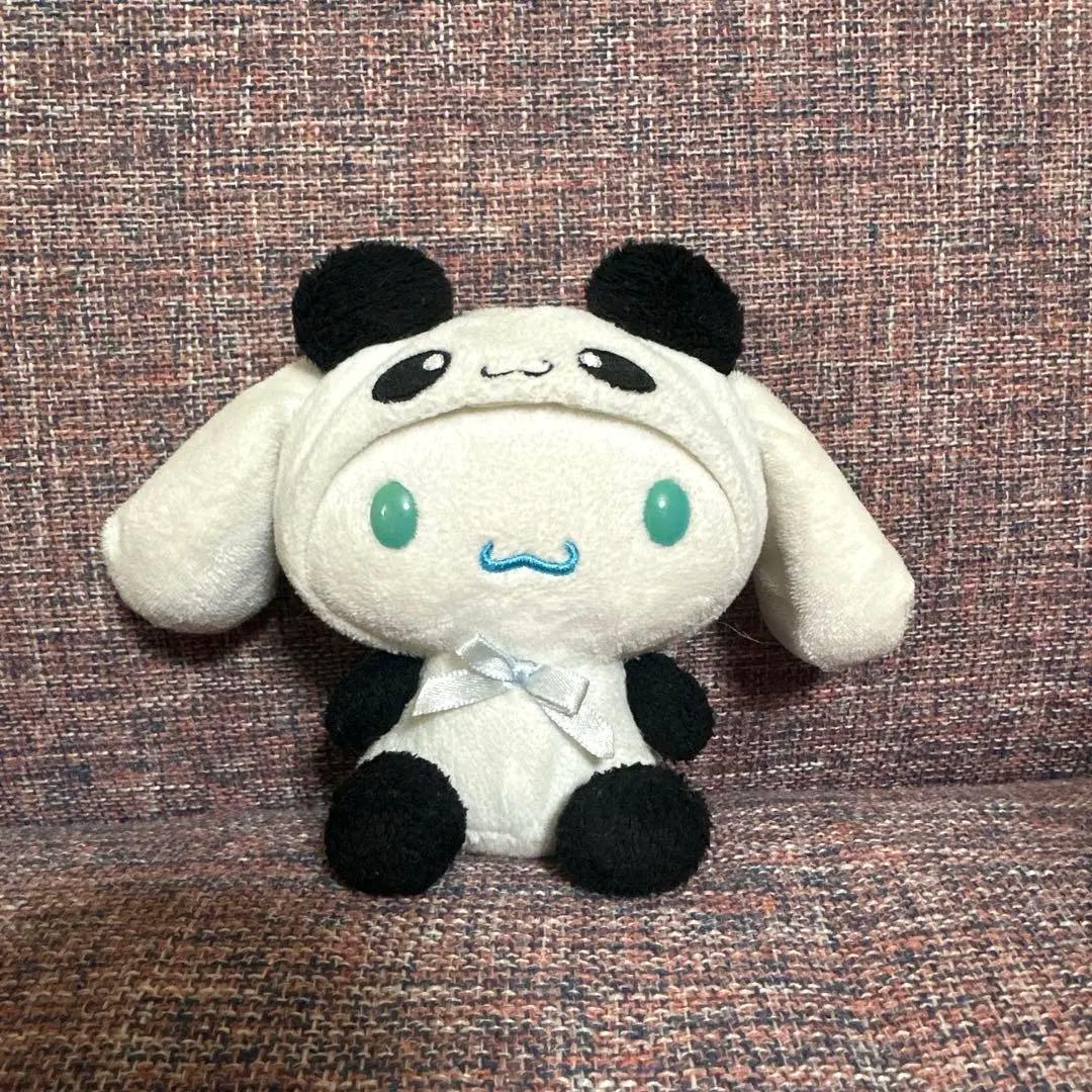 【かなり希少】シナモロール パンダデザイン ぬいぐるみ　2007年