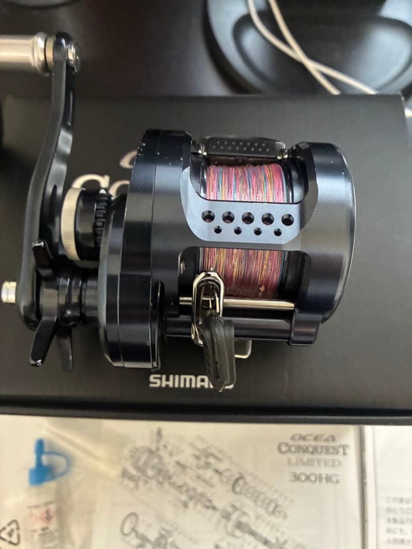 シマノ　19オシアコンクエスト リミテッド　300HG (PE1.5号付属）