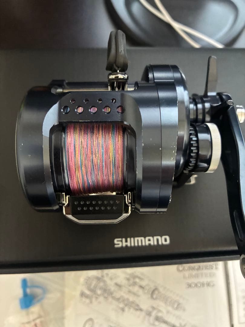 シマノ　19オシアコンクエスト リミテッド　300HG (PE1.5号付属）