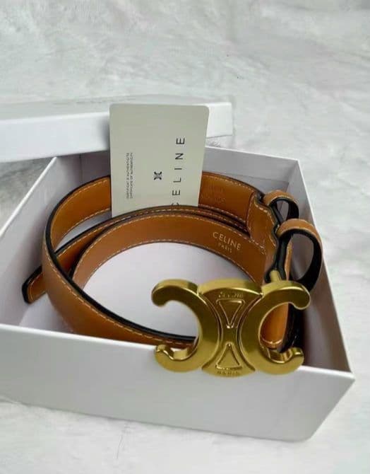 セリーヌ ベルト CELINE ブラック 75