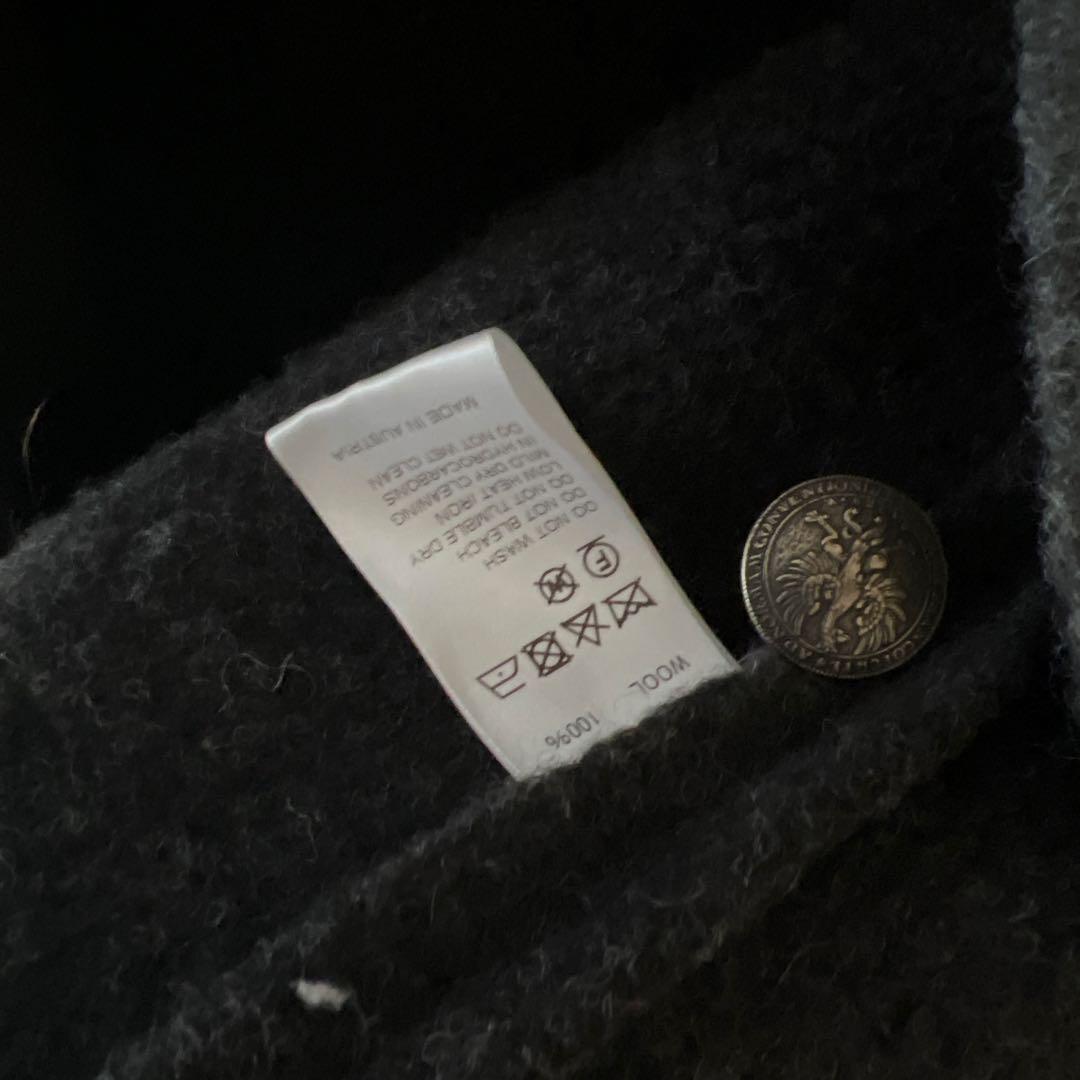 STAPF ウール混紡 ダークグレー ベスト　中古美品