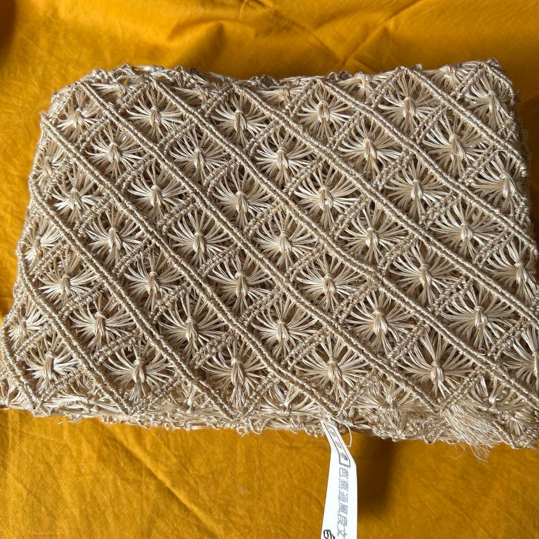 誉田屋源兵衛　芭蕉通風段文　半幅帯