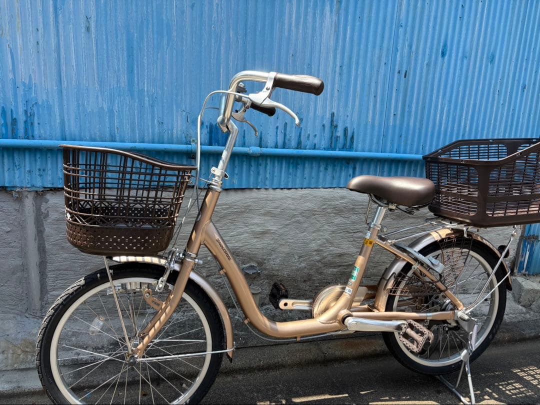 ブリヂストン自転車 本体 バスケット2つ付き