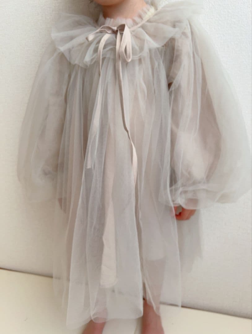 韓国子供服 リボン チュールドレス 誕生日 セレモニー 女の子 ベビー 結婚式