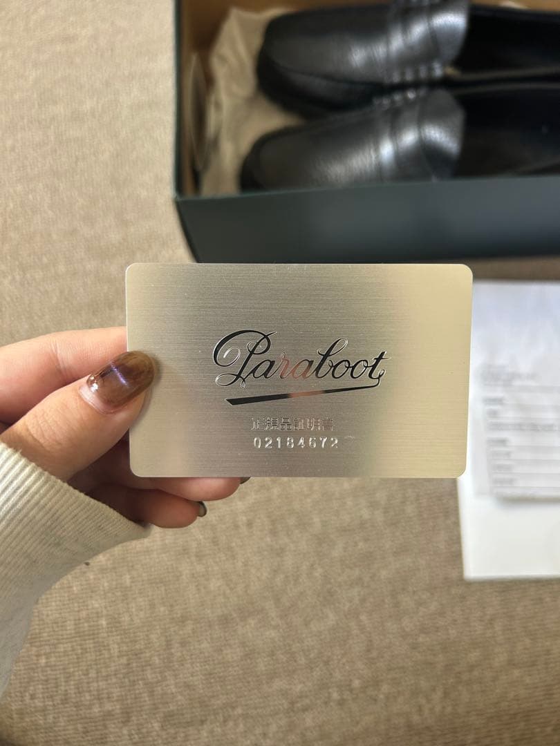 未使用【Paraboot】CORAUX RAID/FOUL NOIR