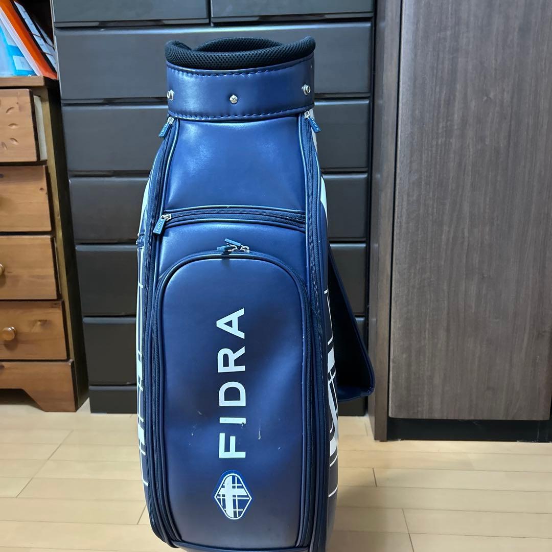 FIDRA ゴルフバッグ ネイビー ストライプ