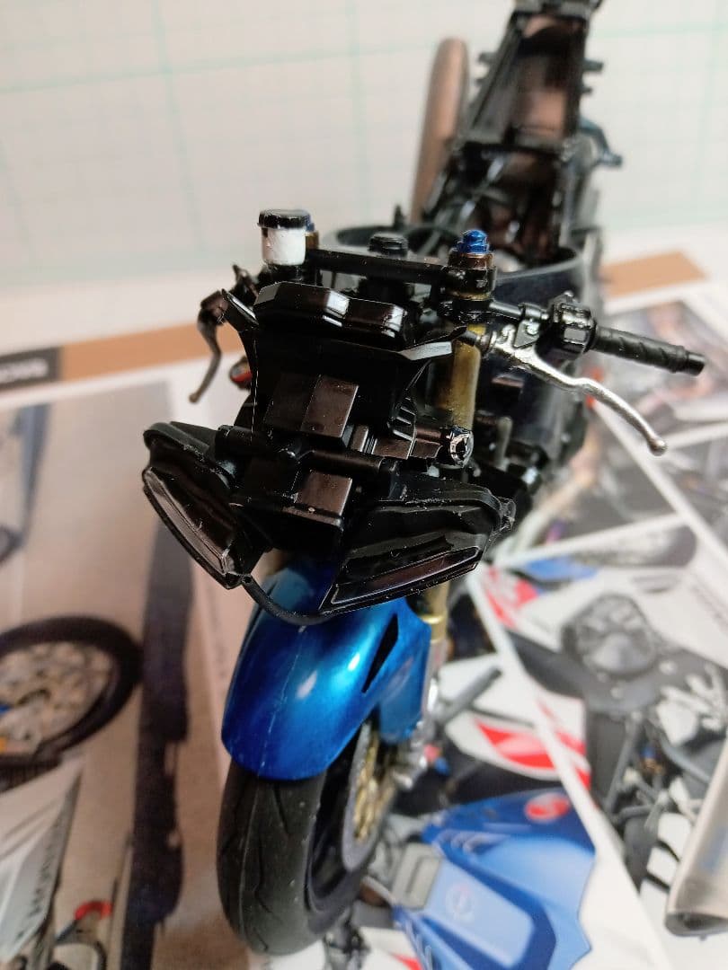 タミヤバイクプラモデル1/12HONDACBR1000RR-R塗装済完成品