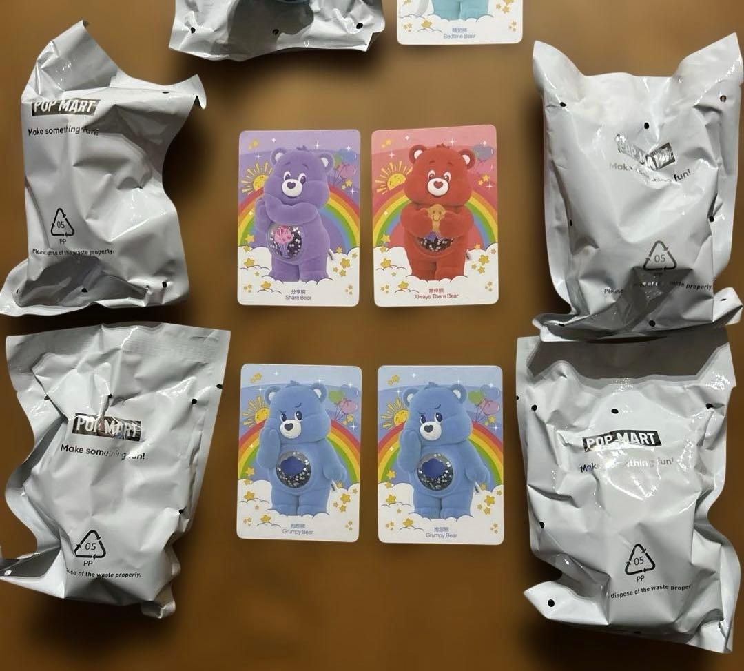 Care Bears Colorful Hugs フィギュア 5個セット