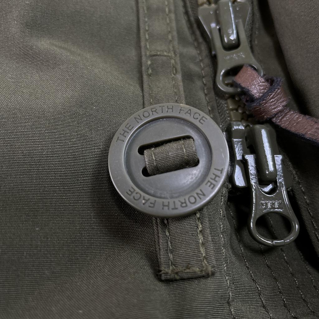 ノースフェイス　ダウンジャケット　ホワイトレーベル　カーキ　メンズS　プロヒート