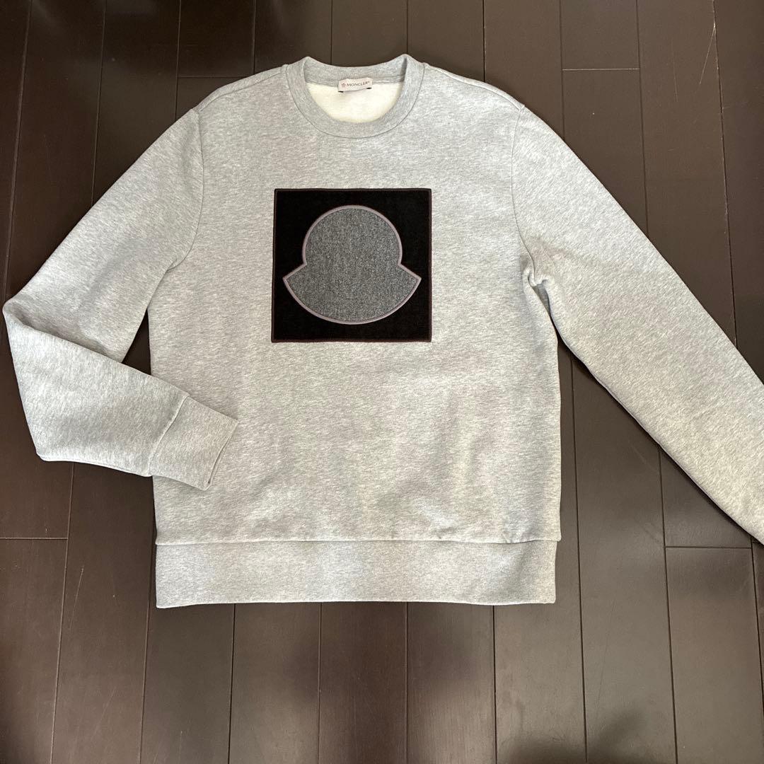 最終値下げ　新品同様　美品　モンクレーム　トレーナー　スエット　S〜Ｍ　グレー