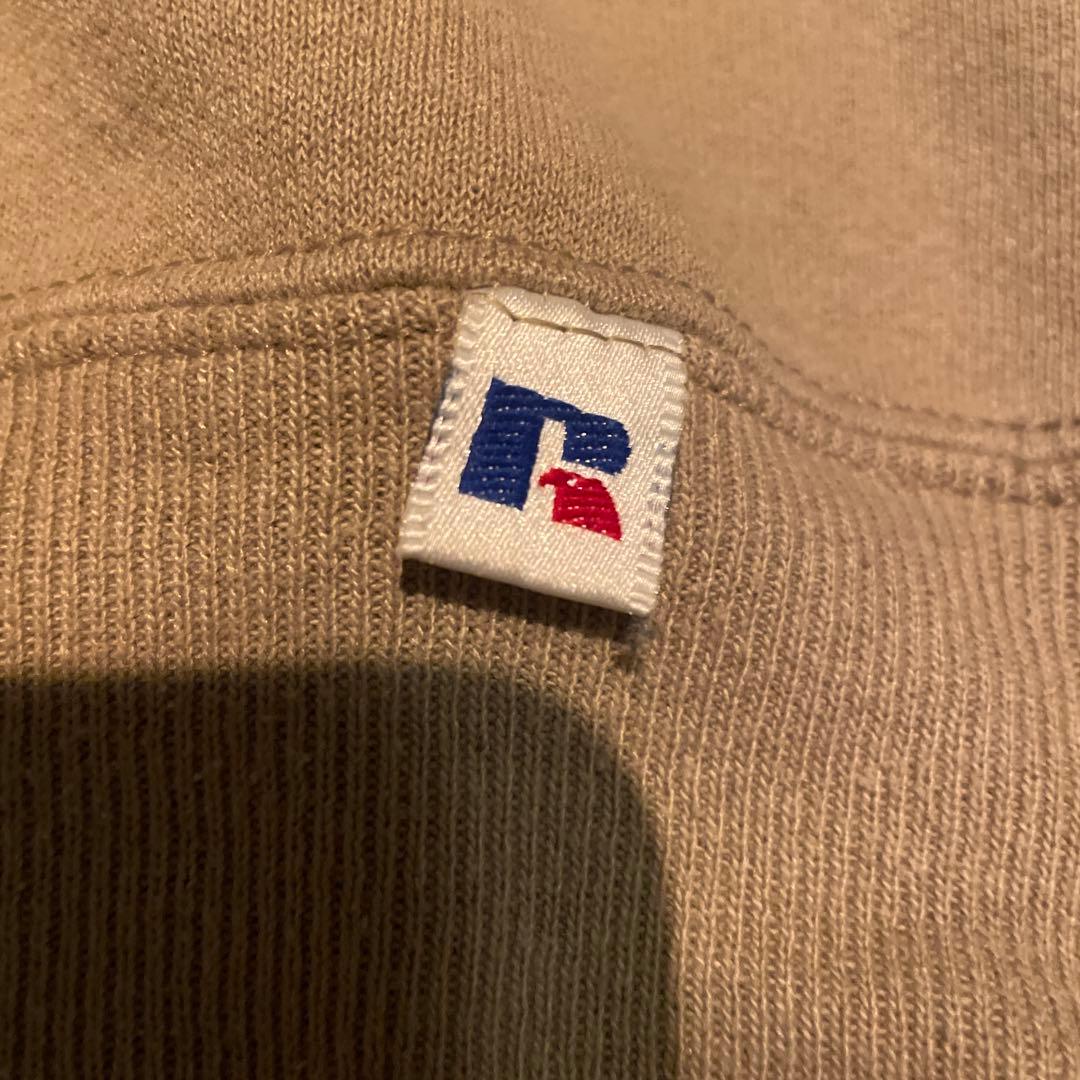90s RUSSELL ATHLETIC XL ベージュ トレーナー　USA