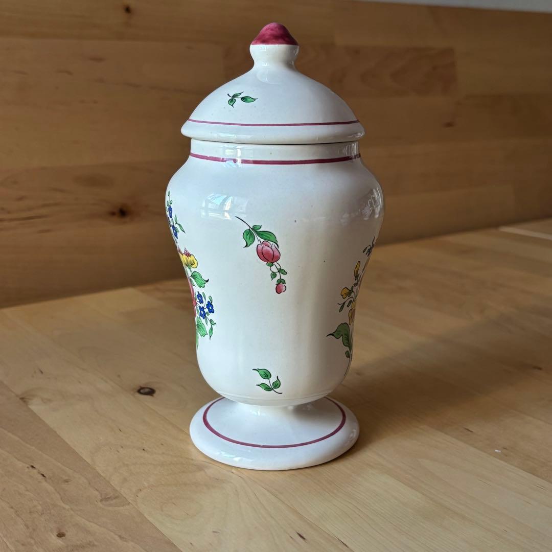 Ｋ&Gリュネヴィル 蓋付ポット1920年代 キャニスター