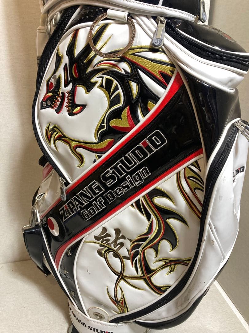 希少　ZIPANG STUDIO 琉球ゴルフ　ドラゴンキャディバッグ
