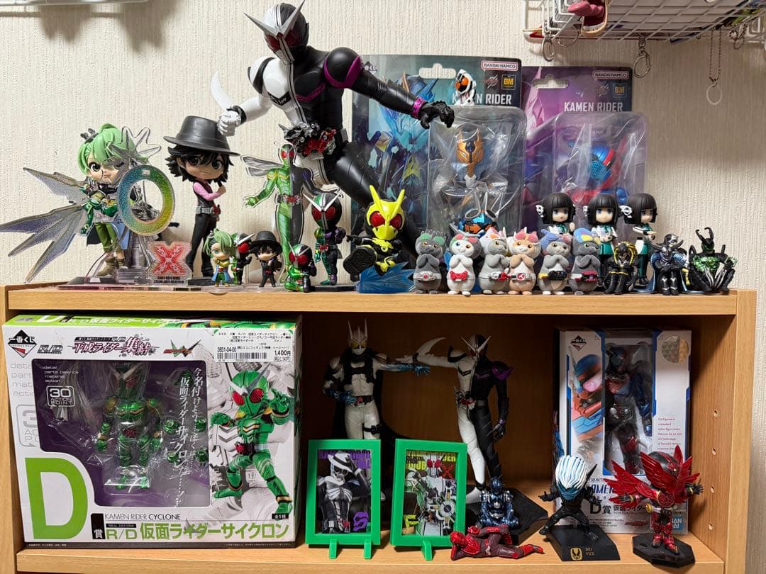 仮面ライダー　フィギュアセット　ダブル　オーズ　ゼロワン　ビルド　にゃいだー