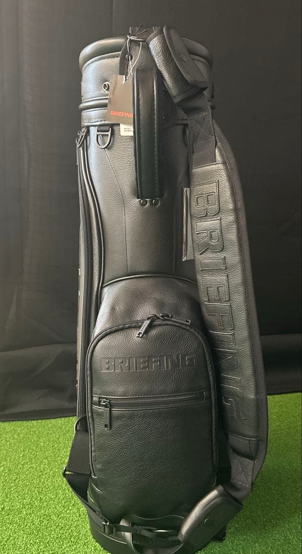 BRIEFING GOLF 限定完売品　シュリンクレザーキャディーバッグ　本革
