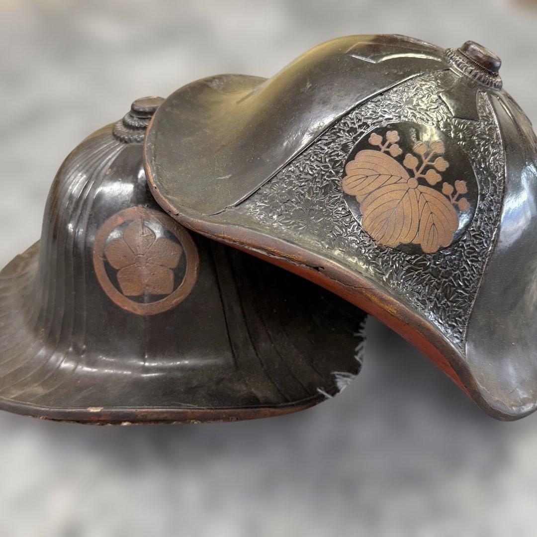 や*ん様 日本の伝統的な金属製アンティーク帽子