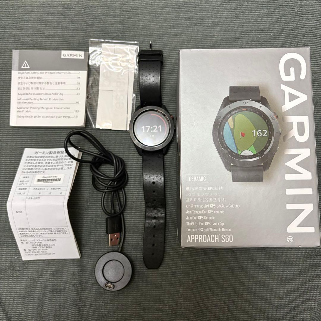 Garmin ガーミン スマートウォッチ Approach S60 ゴルフ