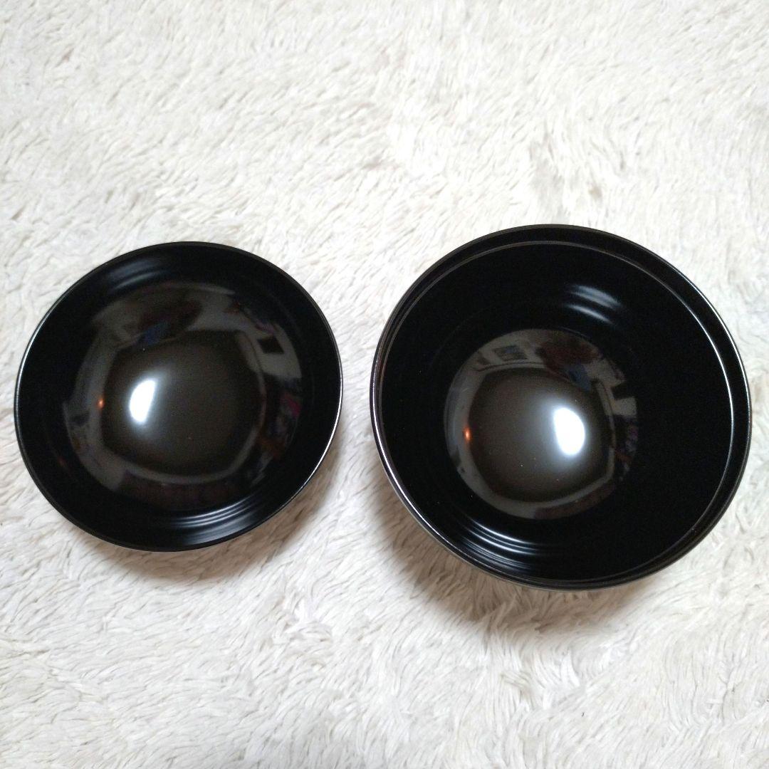 新品✬会津塗り　お吸い物椀蓋付き　流れ梅20客　漆器　桐箱入り