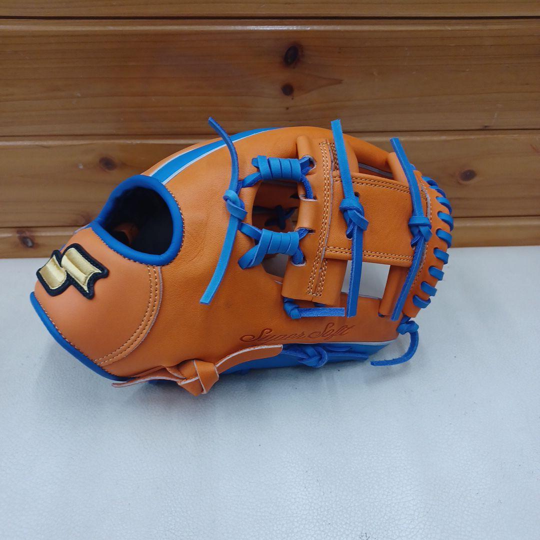 SSK 限定　カノモデル　軟式グローブ オレンジ/ブルー
