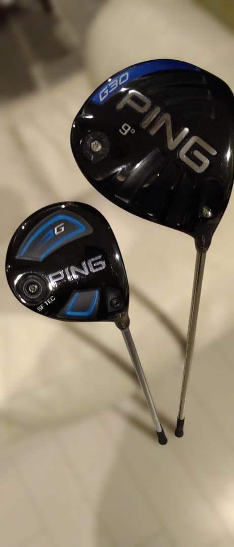 PING G SF TEC 16.5°3w , G30 9°ワケありドライバー