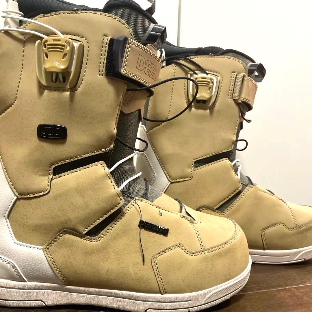 DEELUXEスノーブーツブラウン【保証書あり】