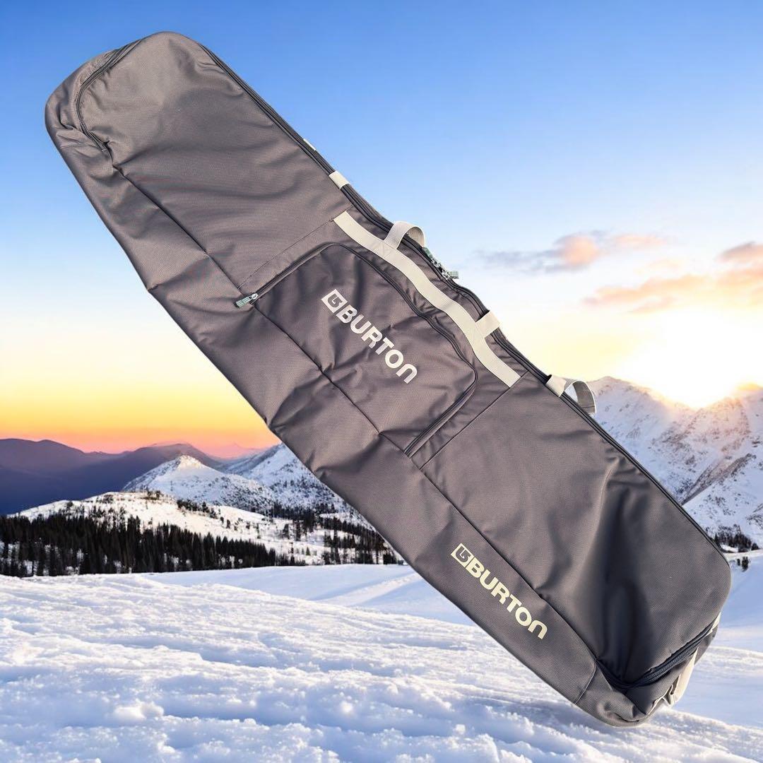 未使用！Burton スノーボードバッグ 茶色2ホイールキャスタ付き 166cm