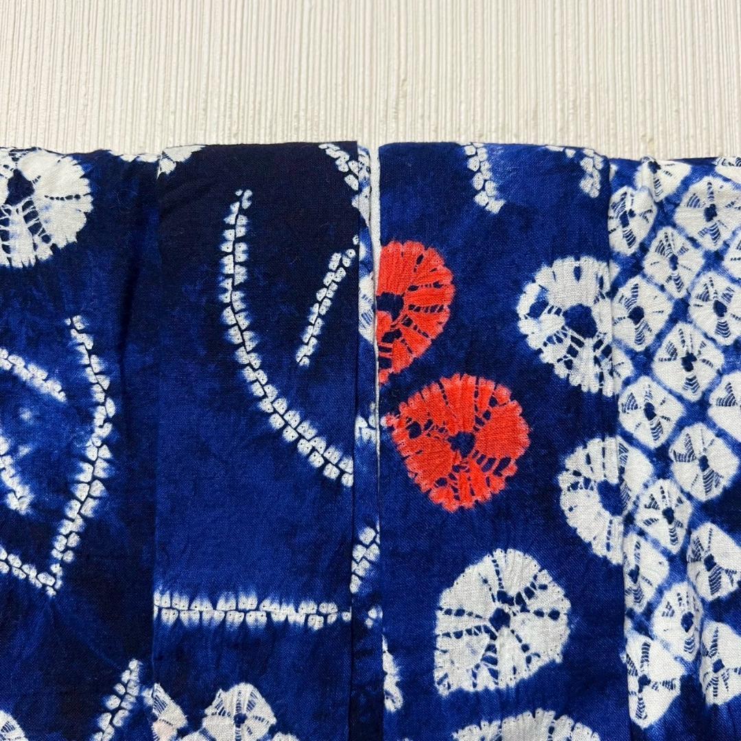 KL3162 有松鳴海絞り 浴衣 身丈159cm 夏着物 木綿